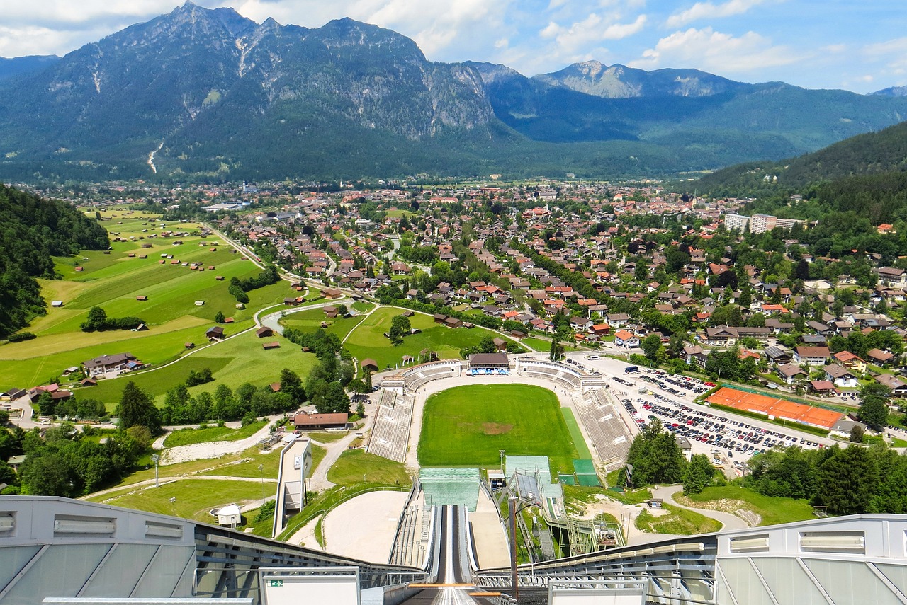 Oberstdorf a Ga-Pa jsou nejlepší ski areály v Bavorských Alpách