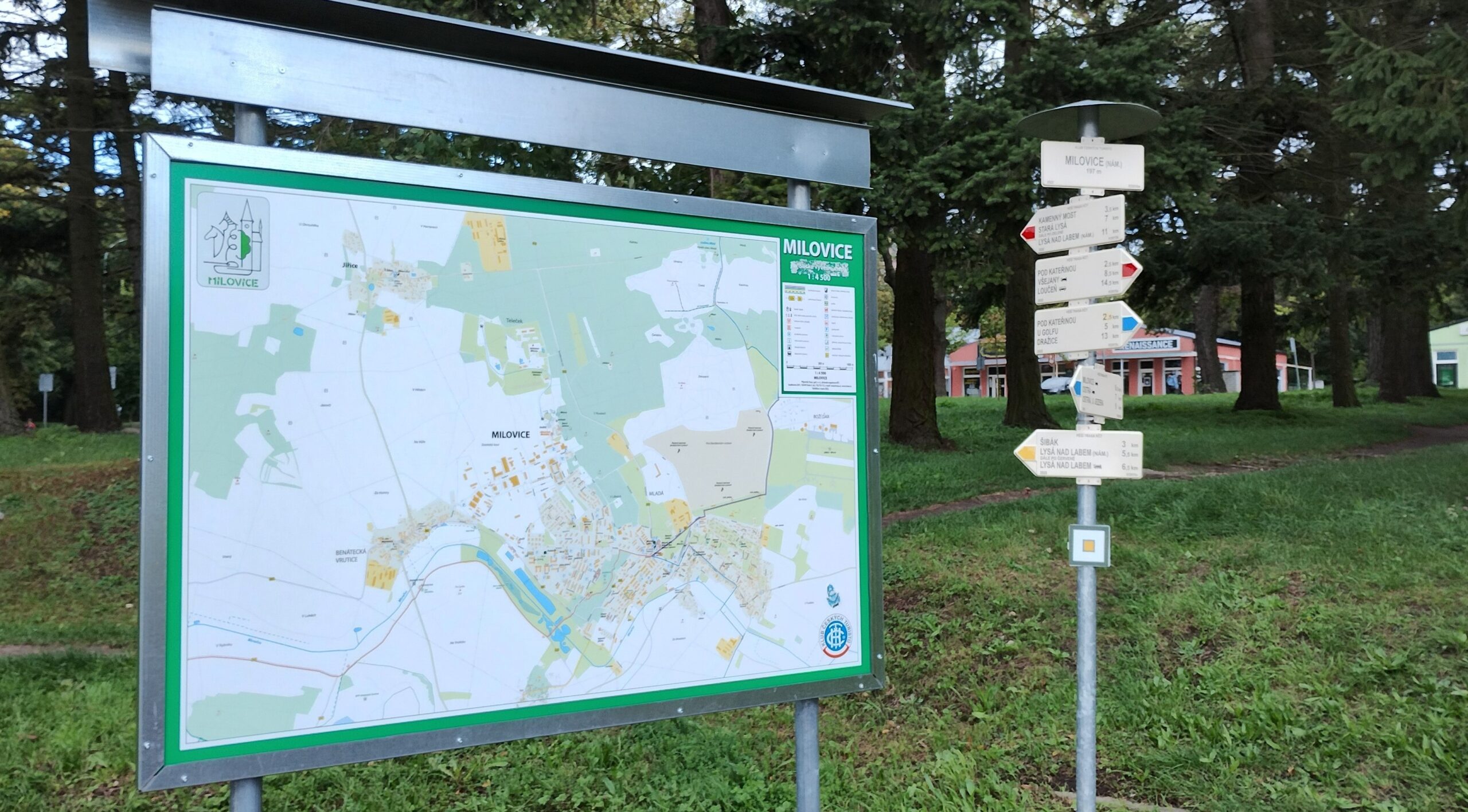 Milovice ve středních Čechách lákají i na oblíbený dětský park