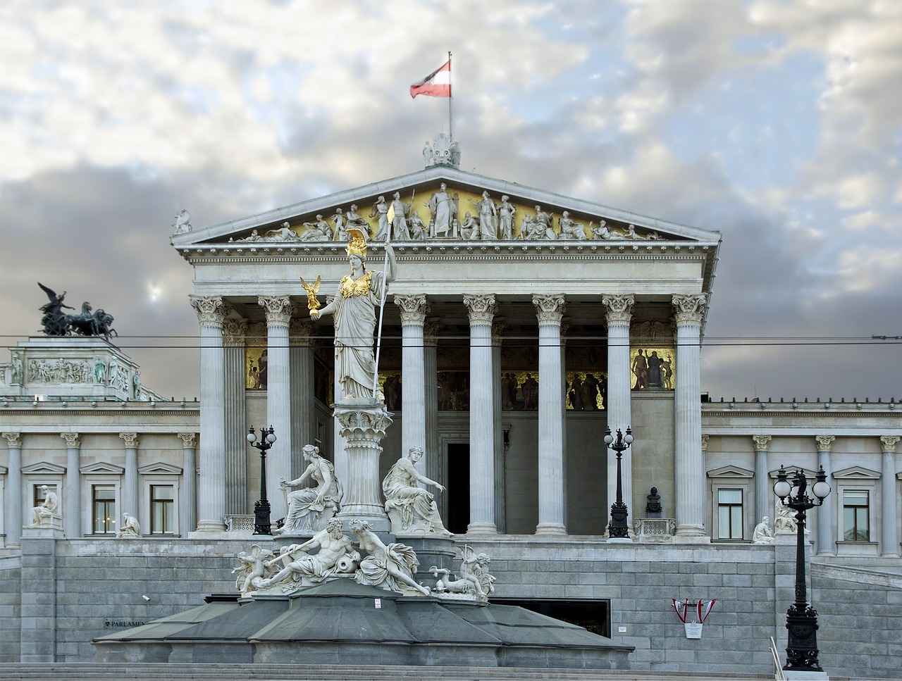 Vídeň, rakouský parlament